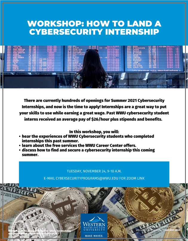 Cybersecurity Event Poster