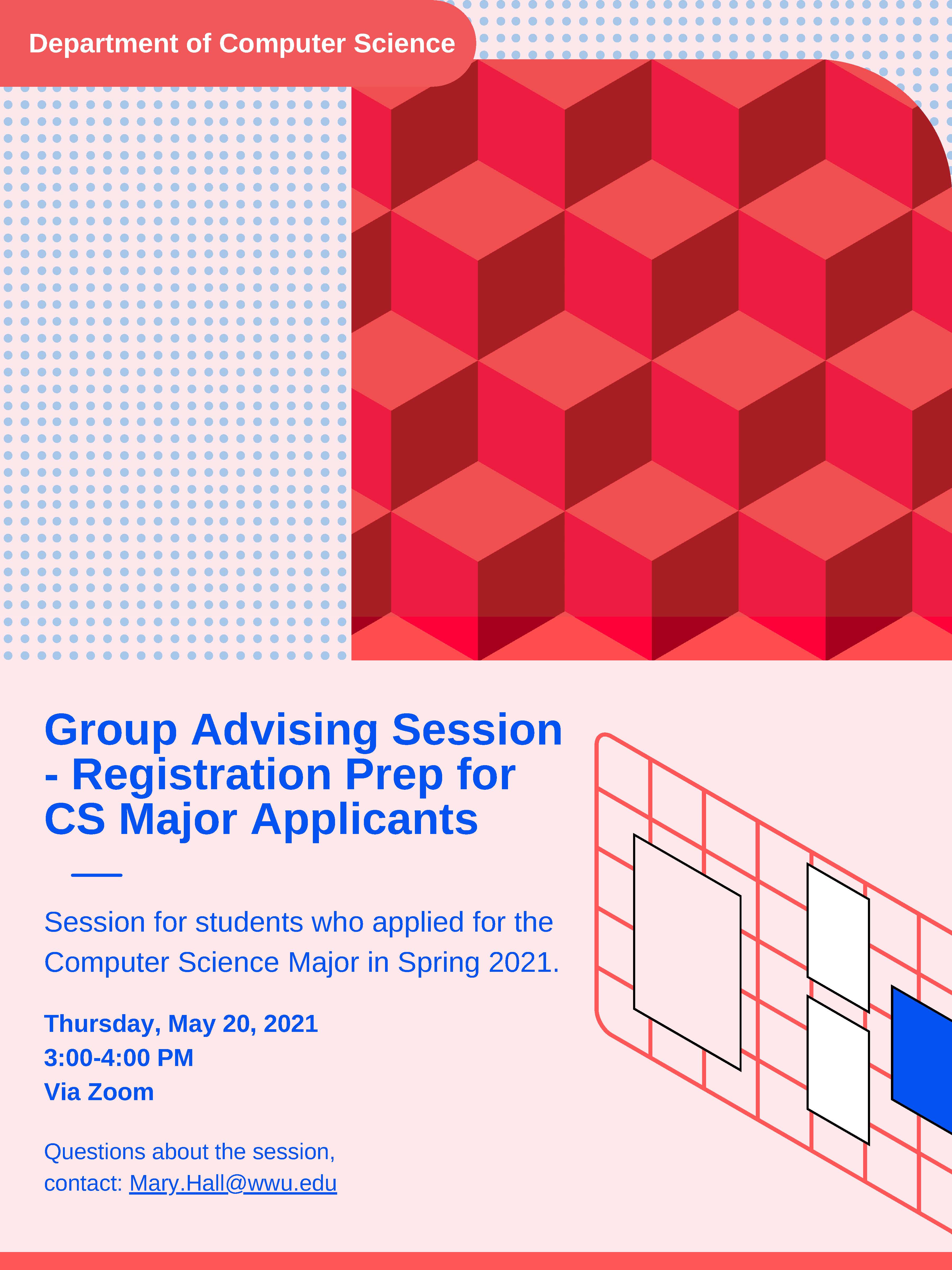 Group Advising Session Poster
