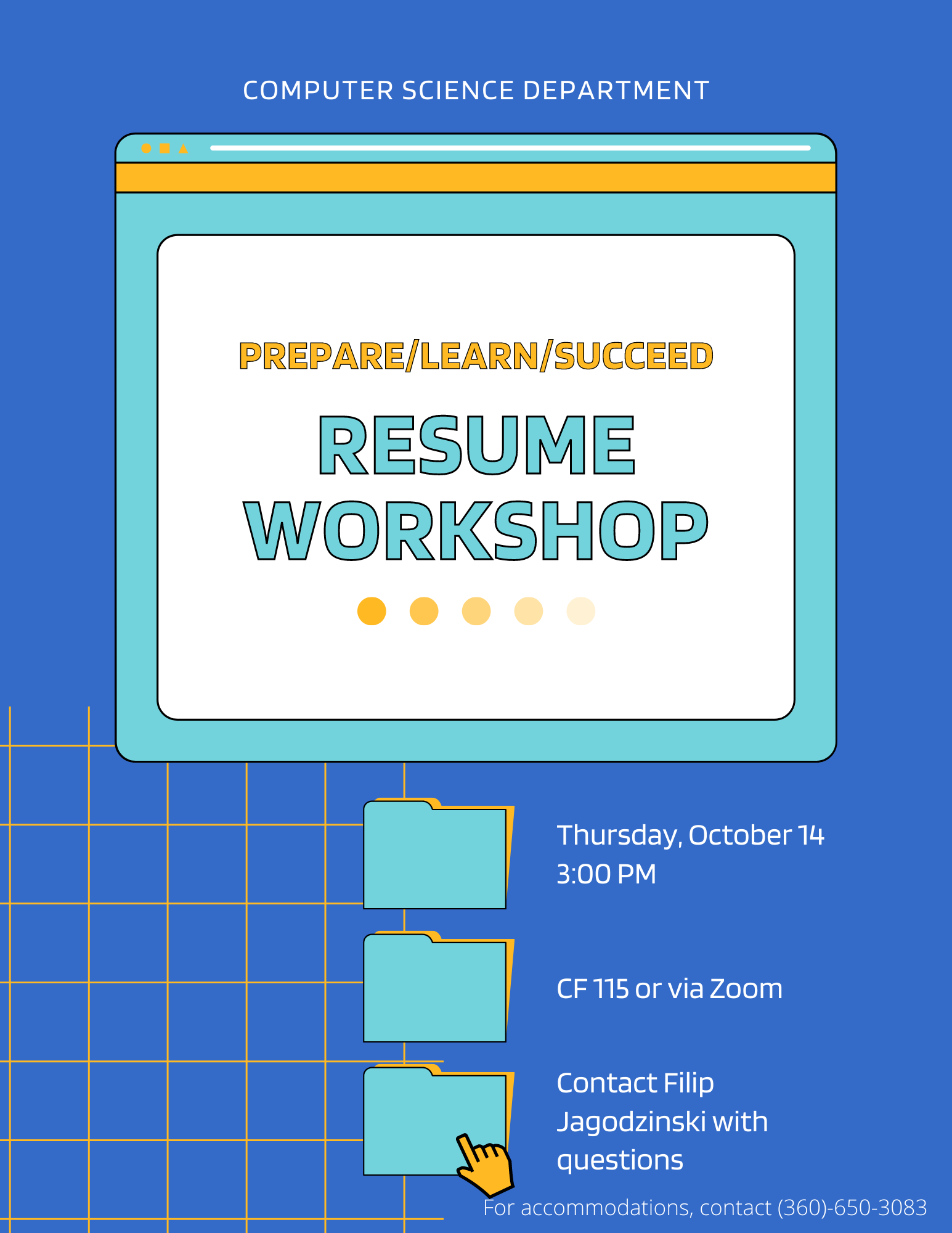 Resume workshop poster