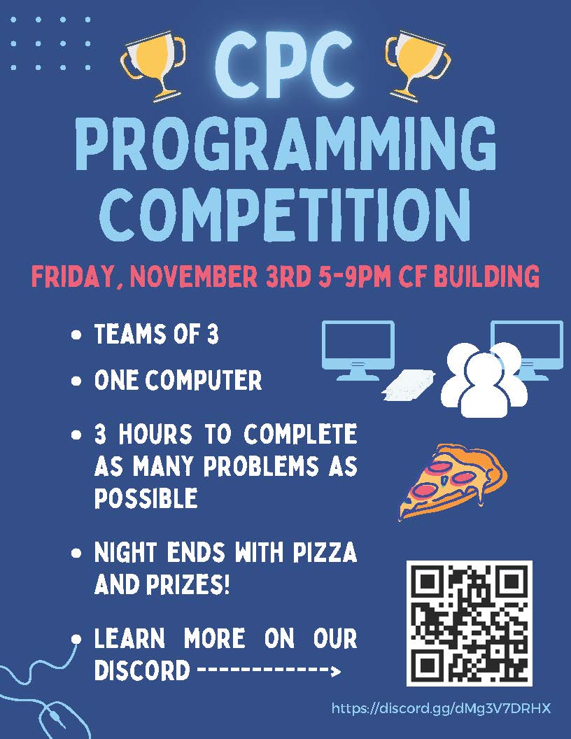 Competitive Programmin Club Programming Competition